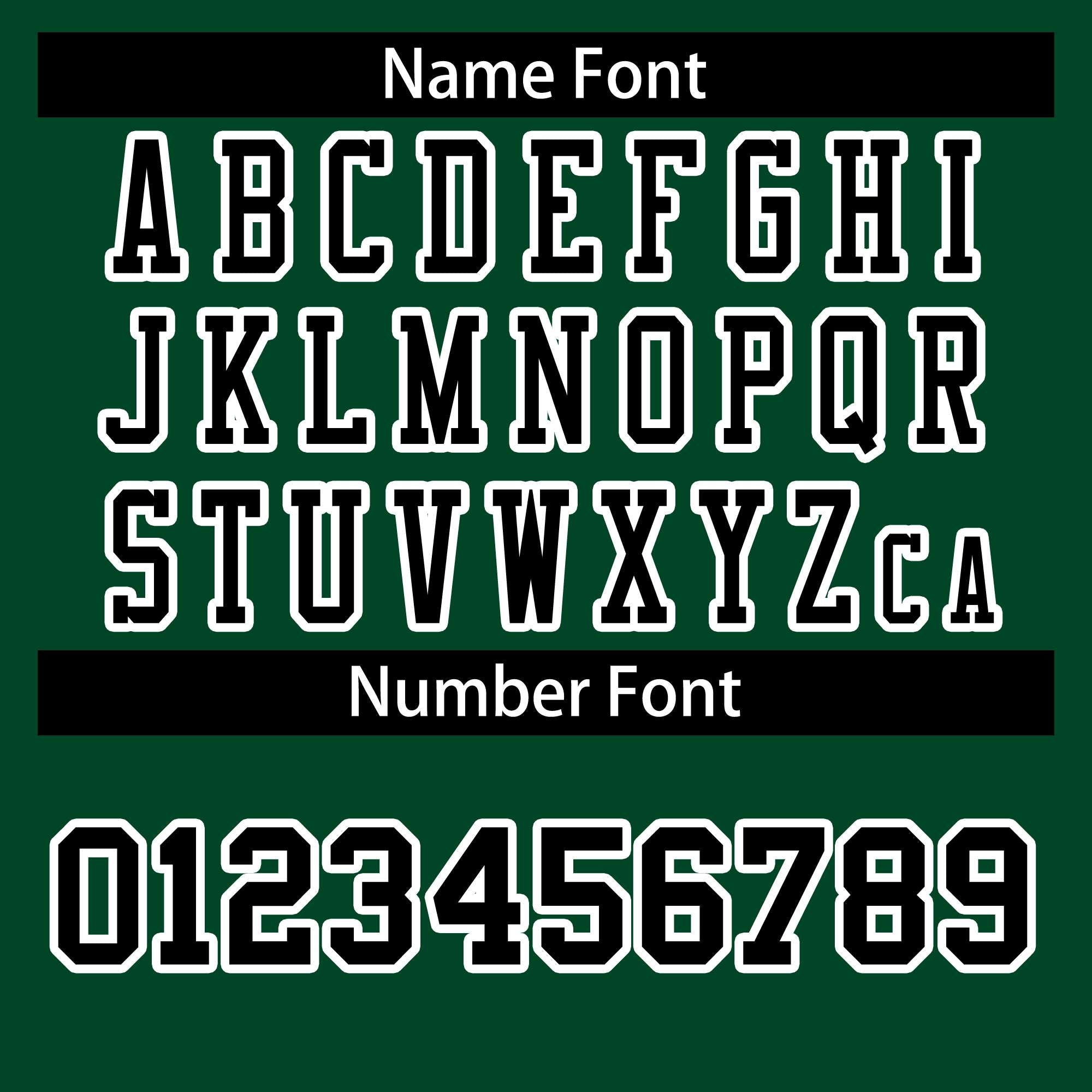 Custom Green Black-White Classic Style Authentic American Football Jersey| KXKSHOP