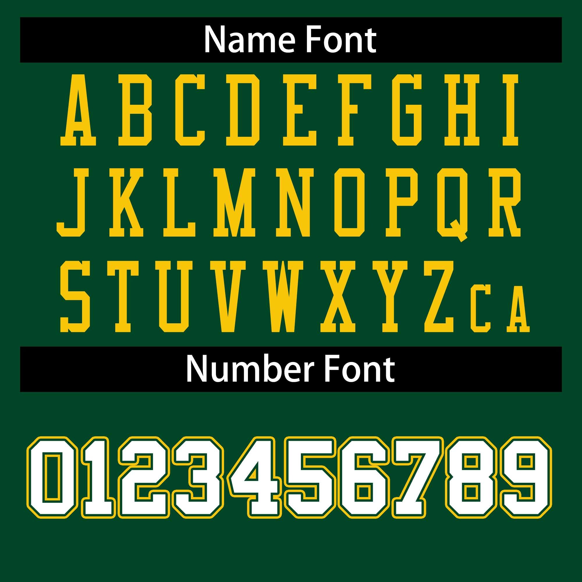 Custom Green Gold-Green Classic Style Authentic American Football Jersey| KXKSHOP