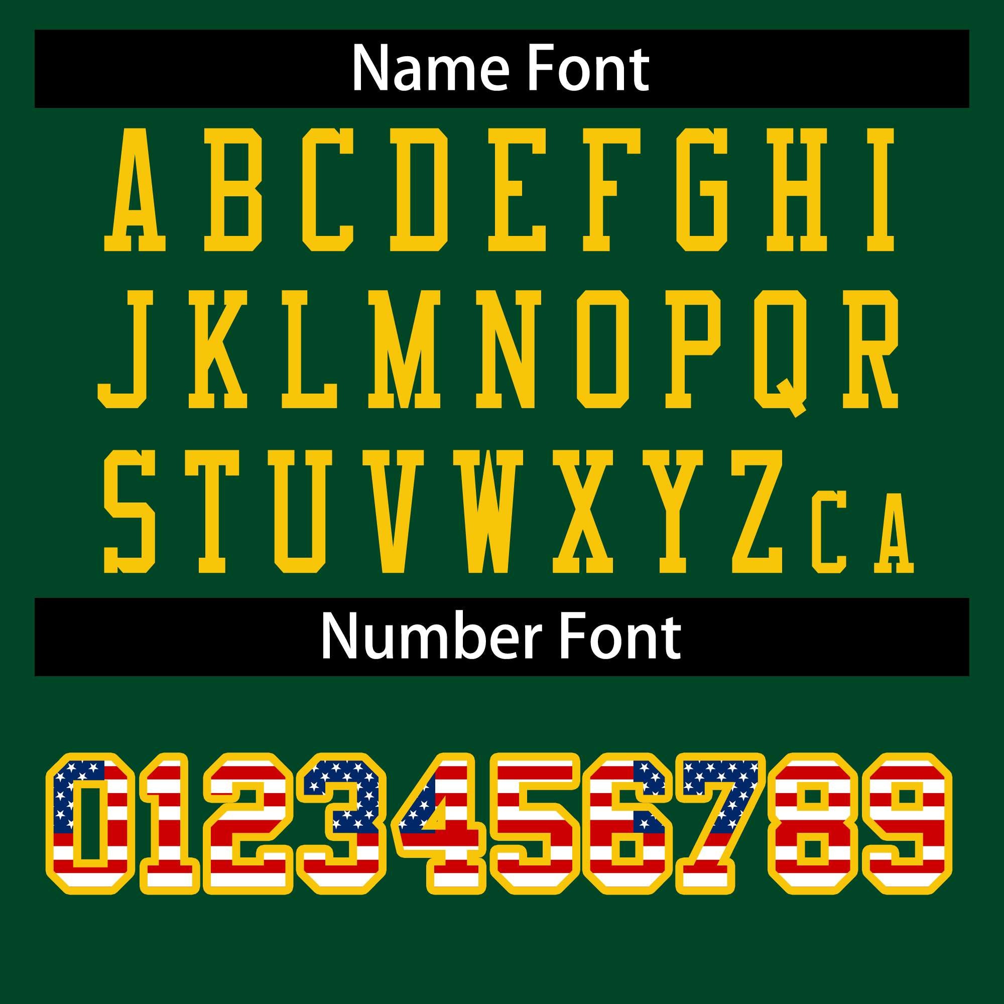 Custom Green Gold-Red Classic Style Authentic American Football Jersey| KXKSHOP