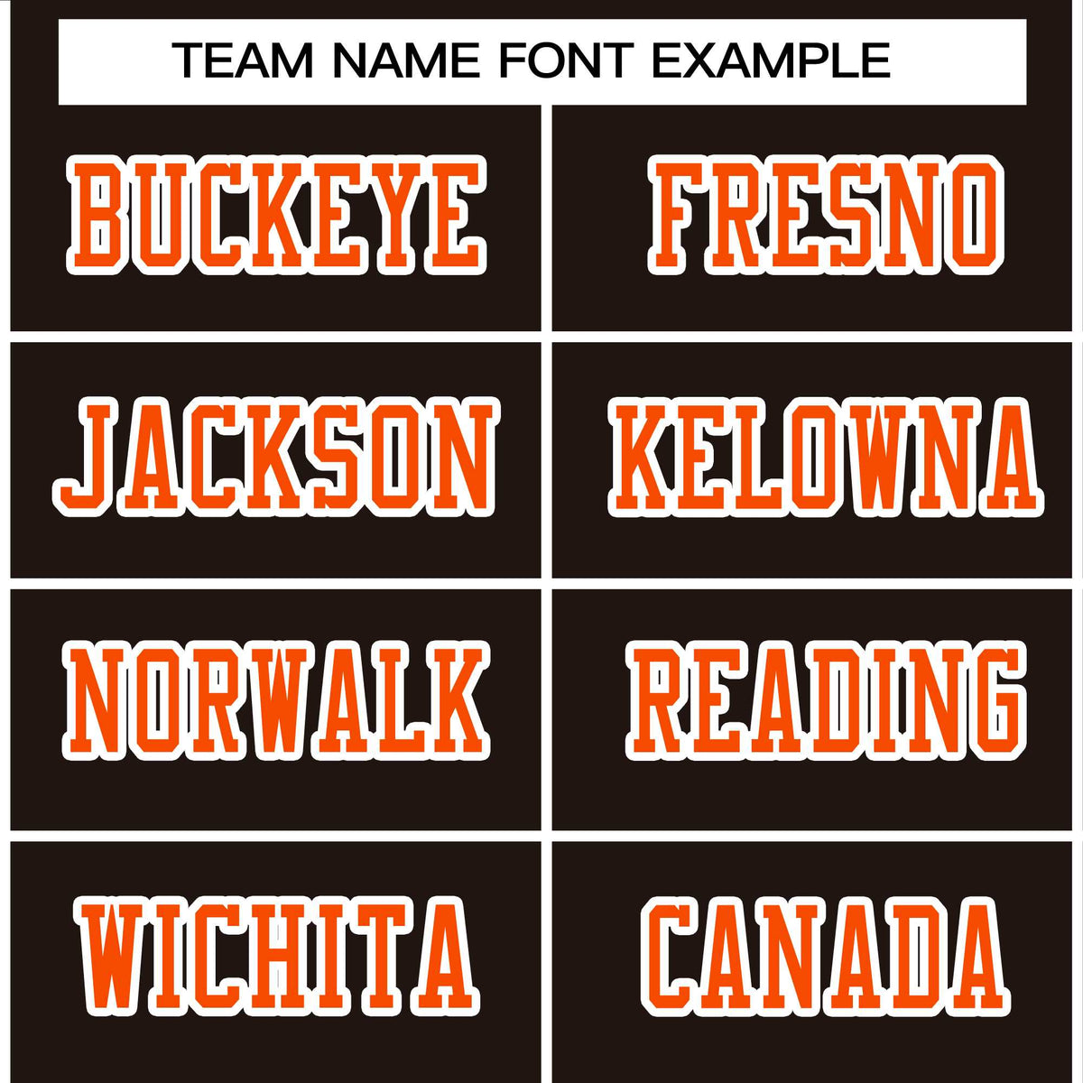 Custom Brown Orange-White Classic Style Authentic American Football Jersey| KXKSHOP