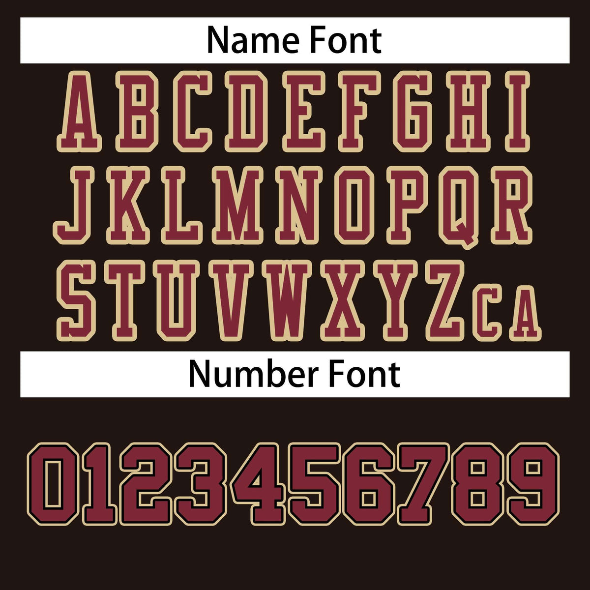 Custom Brown Crimson-Old Gold Classic Style Authentic American Football Jersey| KXKSHOP