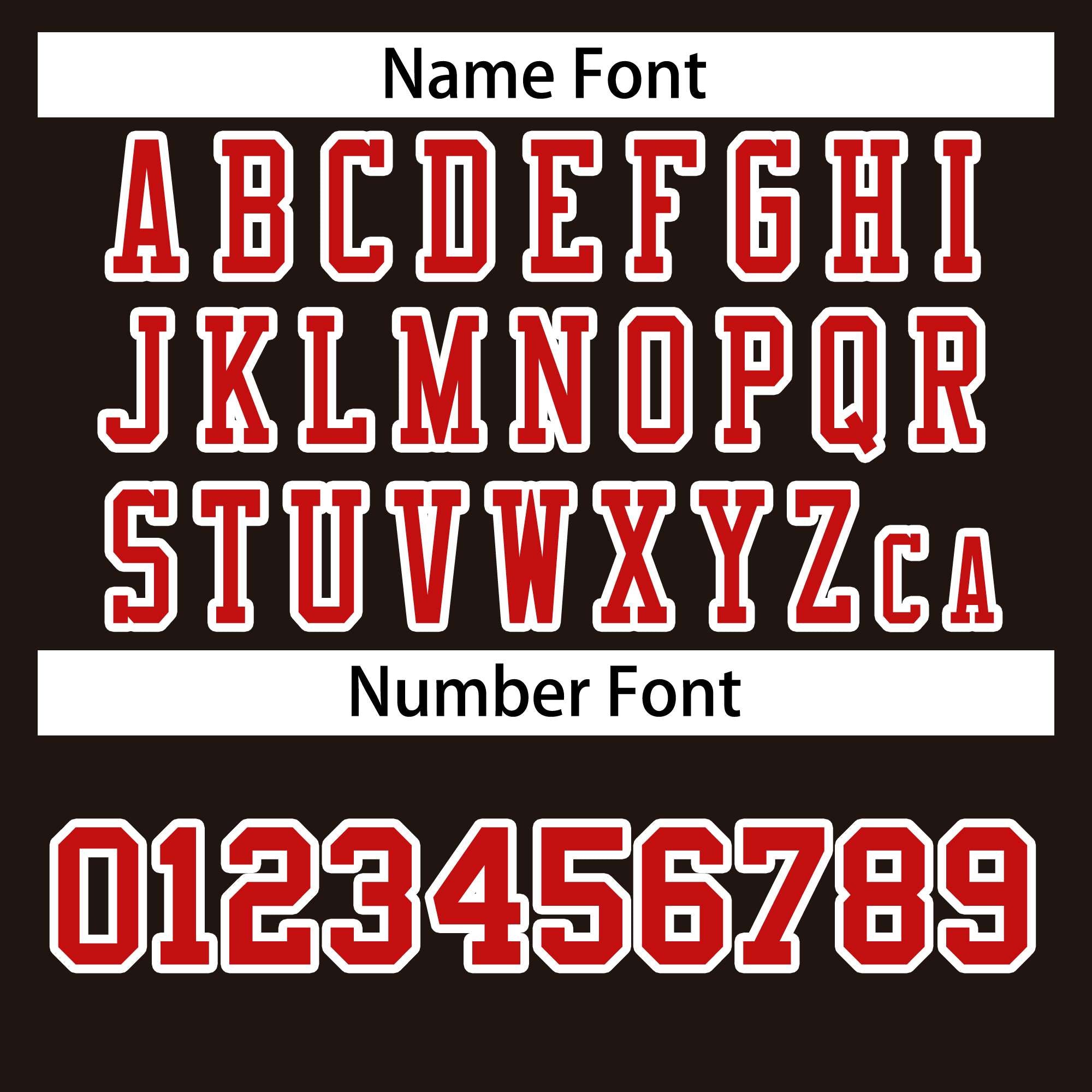 Custom Brown Red-White Classic Style Authentic American Football Jersey| KXKSHOP