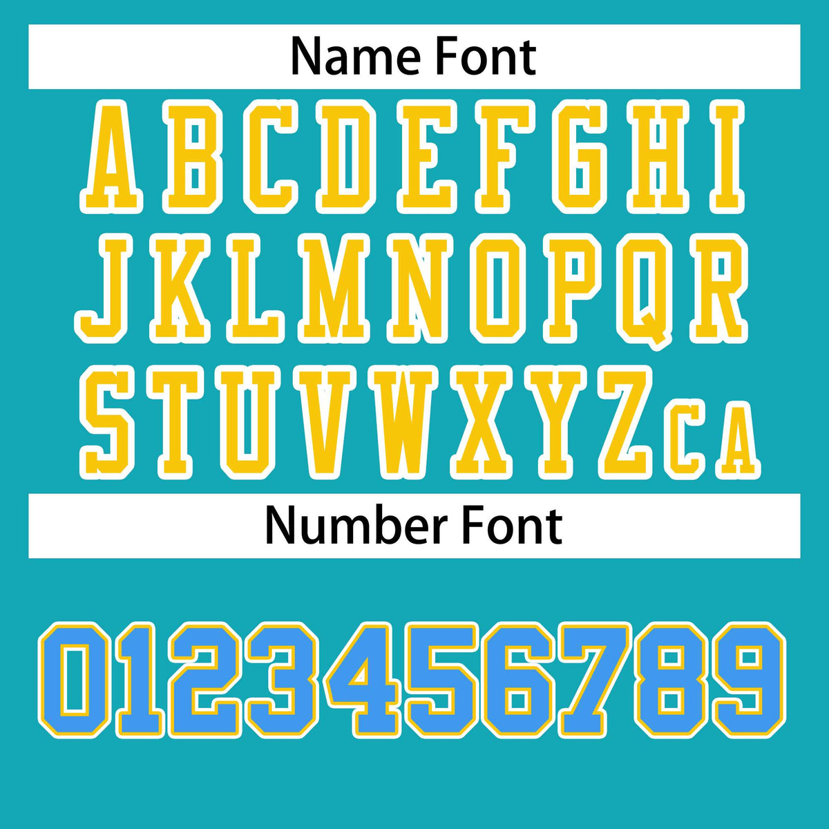 Custom Aqua Gold-White Classic Style Authentic American Football Jersey| KXKSHOP