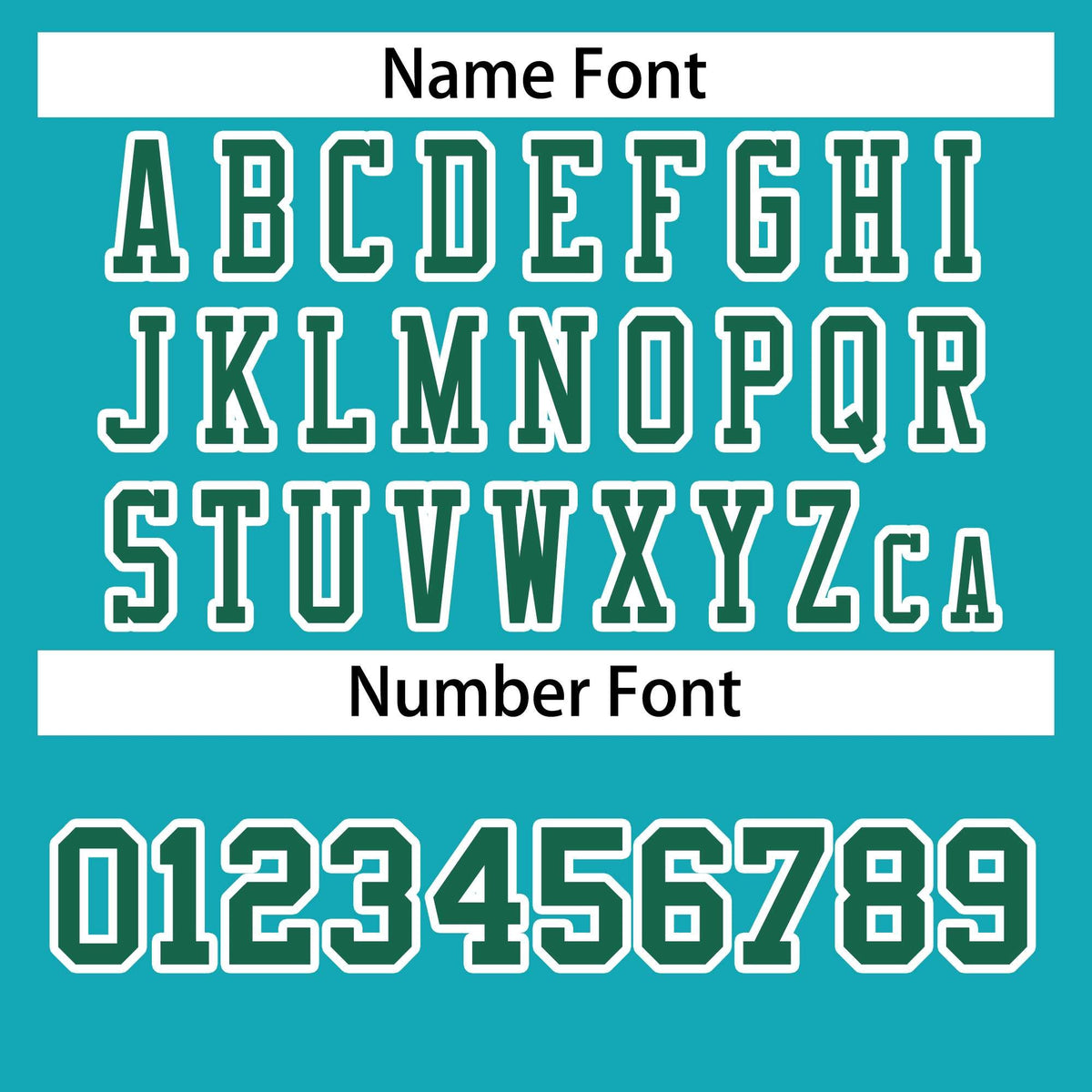 Custom Aqua Kelly Green-White Classic Style Authentic American Football Jersey| KXKSHOP