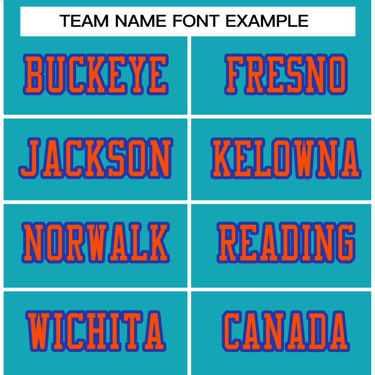 Custom Aqua Orange-Royal Classic Style Authentic American Football Jersey| KXKSHOP