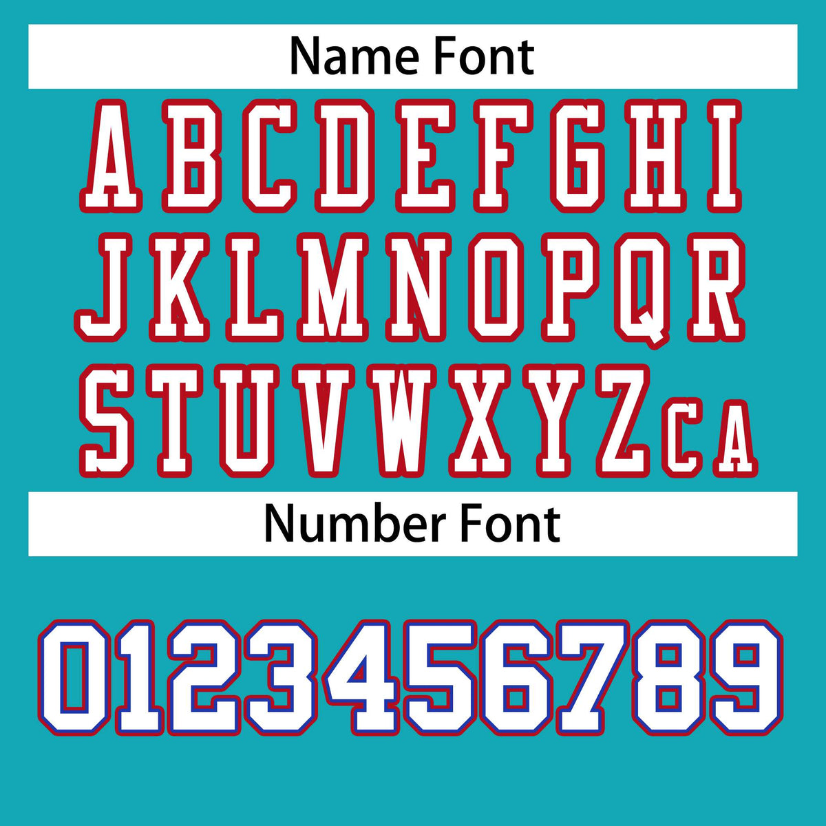 Custom Aqua White-Red Classic Style Authentic American Football Jersey| KXKSHOP