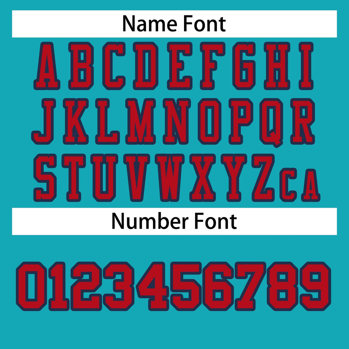 Custom Aqua Red-Navy Classic Style Authentic American Football Jersey| KXKSHOP