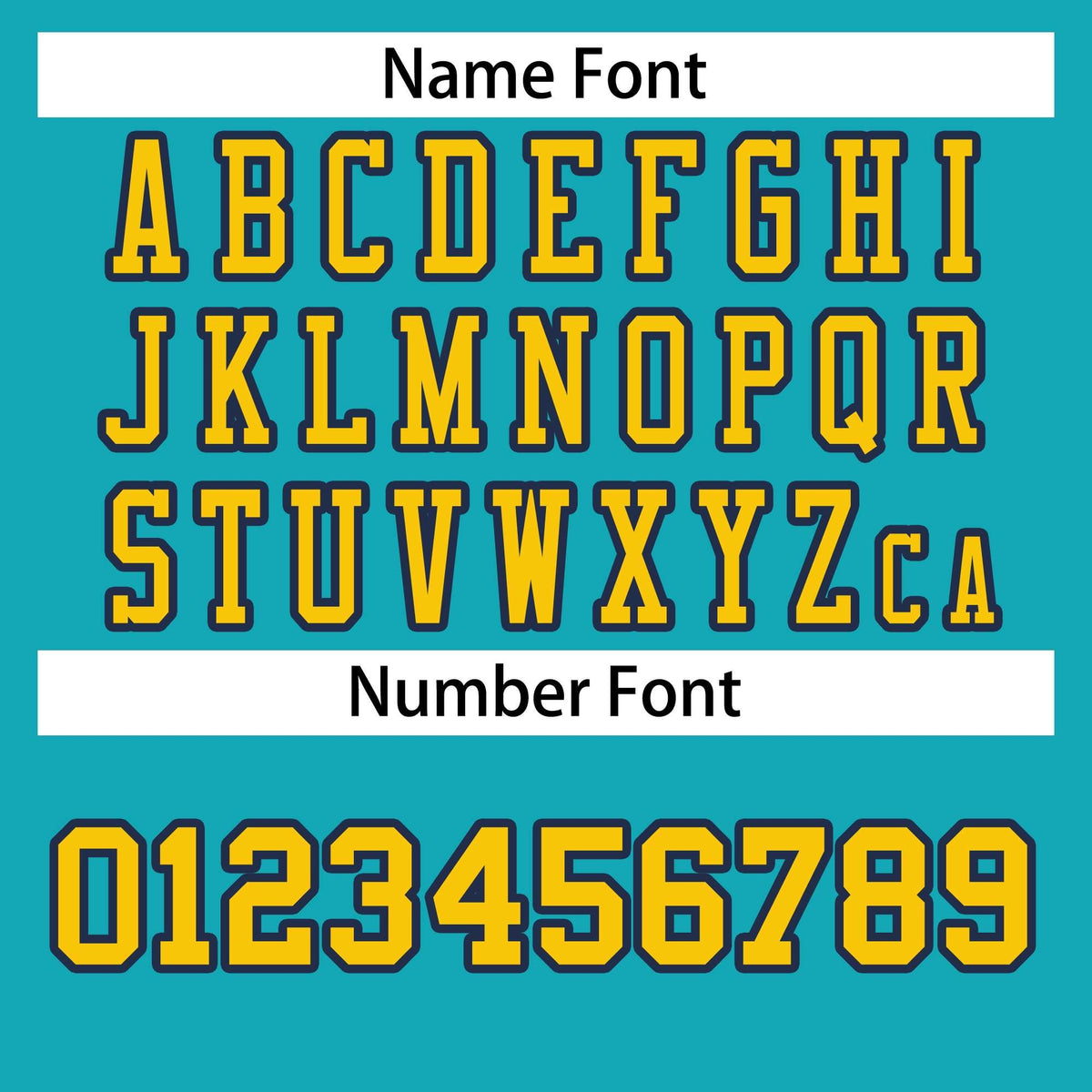 Custom Aqua Gold-Navy Classic Style Authentic American Football Jersey| KXKSHOP