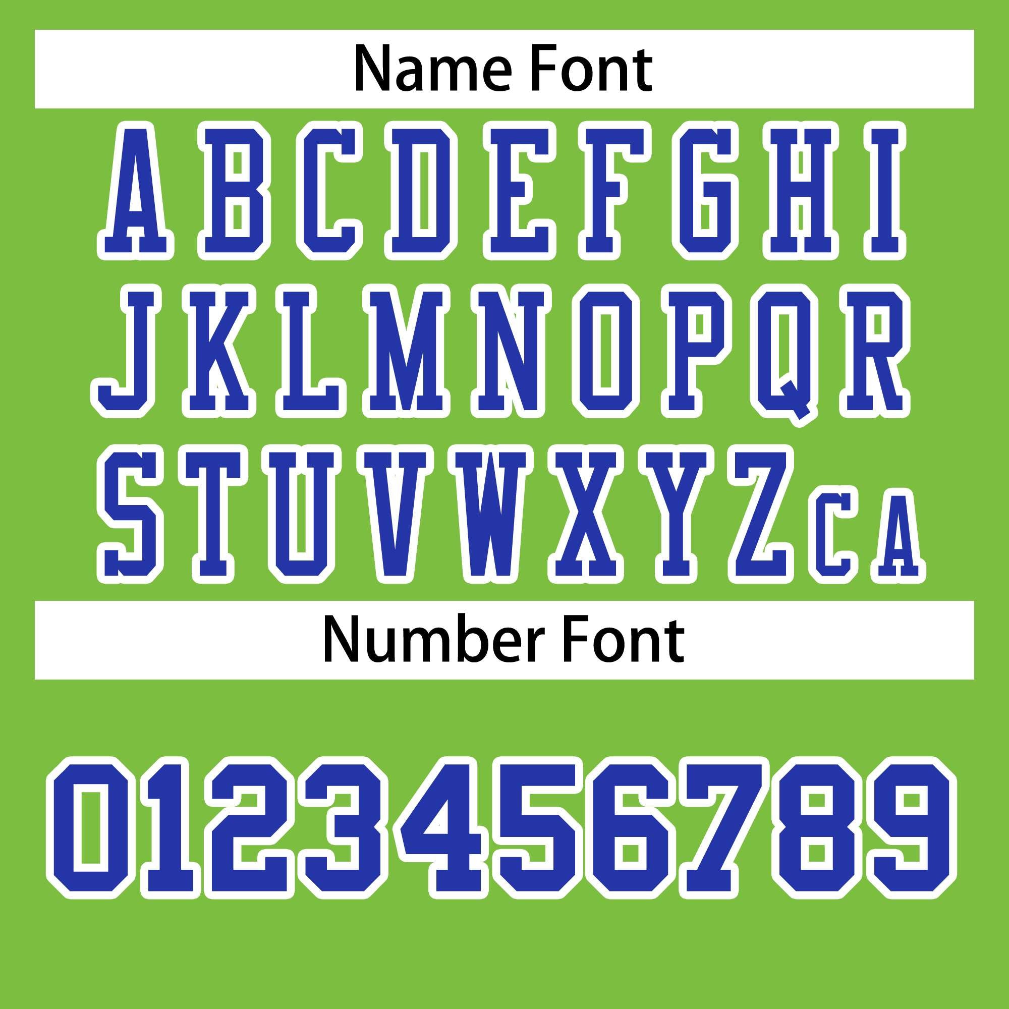 Custom Neon Green Royal-White Classic Style Authentic American Football Jersey| KXKSHOP