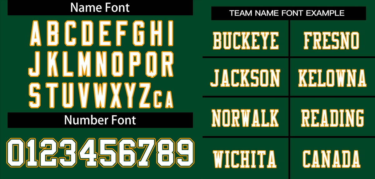 Custom Green White-Yellow Classic Style Mesh Authentic American Football Jersey| KXKSHOP