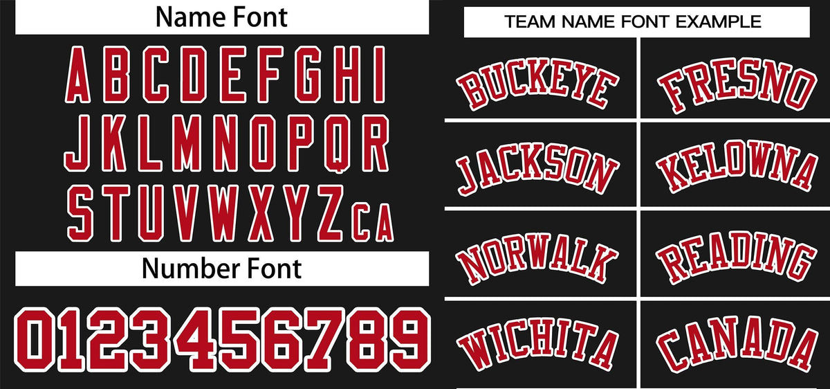 Custom Black Red-Black Classic Style Outdoor Authentic Pullover Baseball Jersey