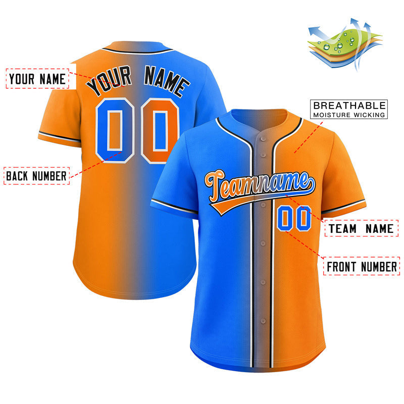 Custom Blue Ice Cream Cone Graffiti Pattern Fashion Authentic Baseball Jersey From Evan Neufang|KXKSHOP