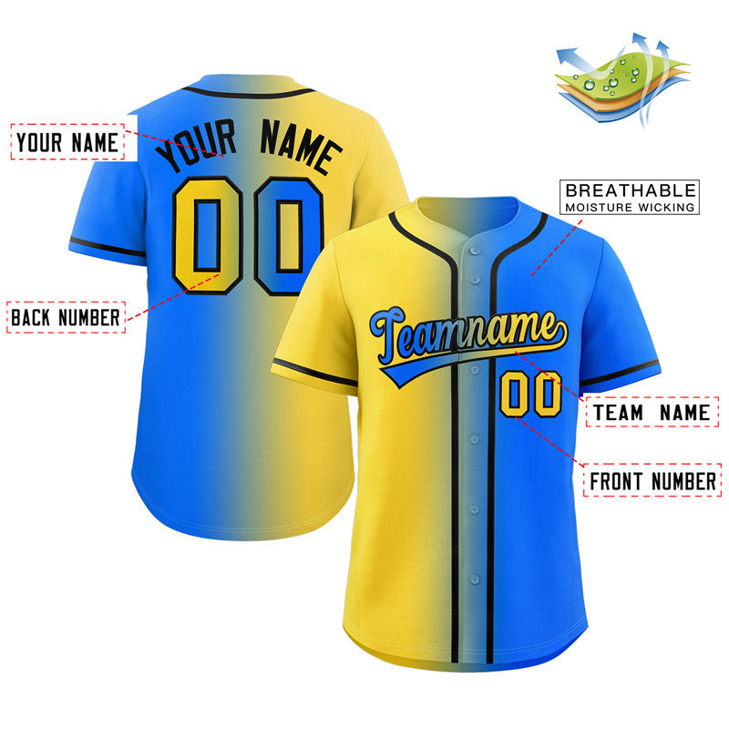 Custom Blue Ice Cream Cone Graffiti Pattern Fashion Authentic Baseball Jersey From Evan Neufang|KXKSHOP
