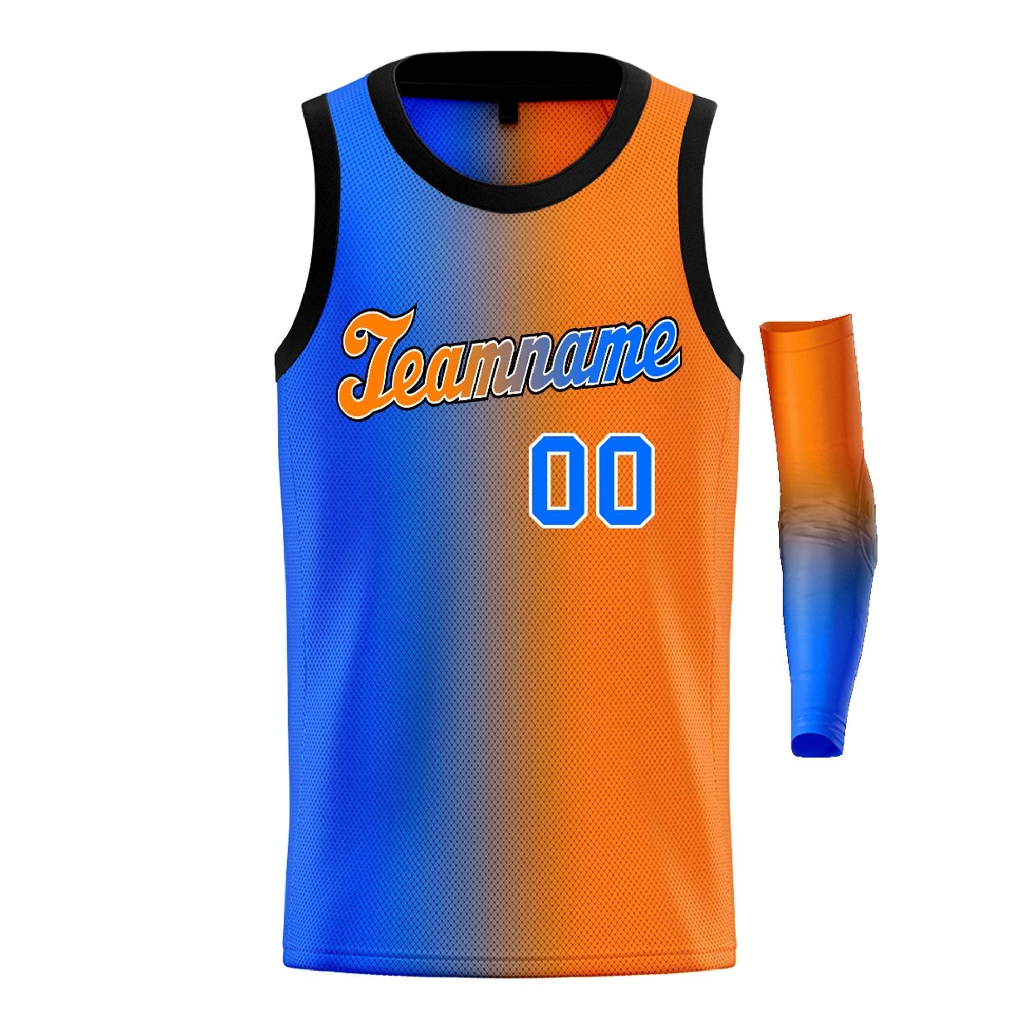 Custom Yellow Purple-Black Gradient Fashion Tops Basketball Jersey |KXKSHOP