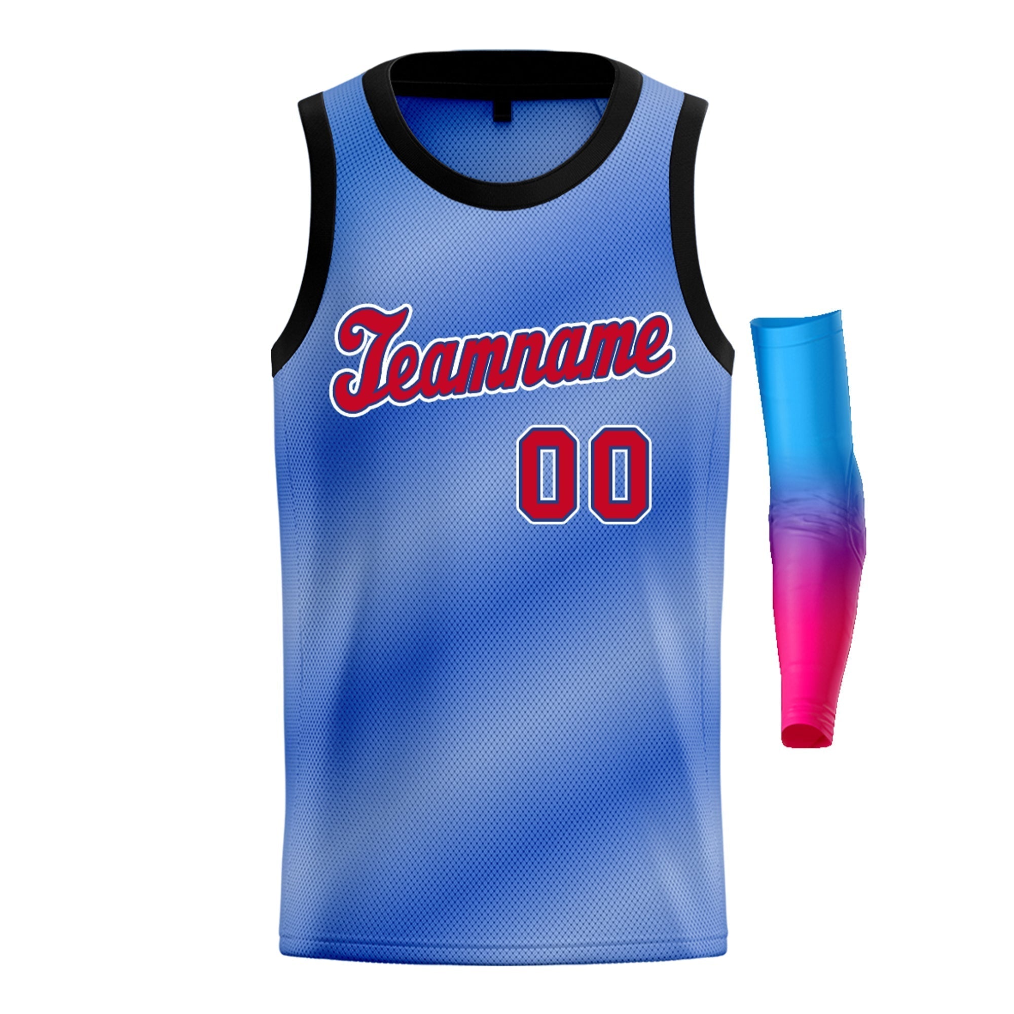 Custom Yellow Purple-Black Gradient Fashion Tops Basketball Jersey |KXKSHOP