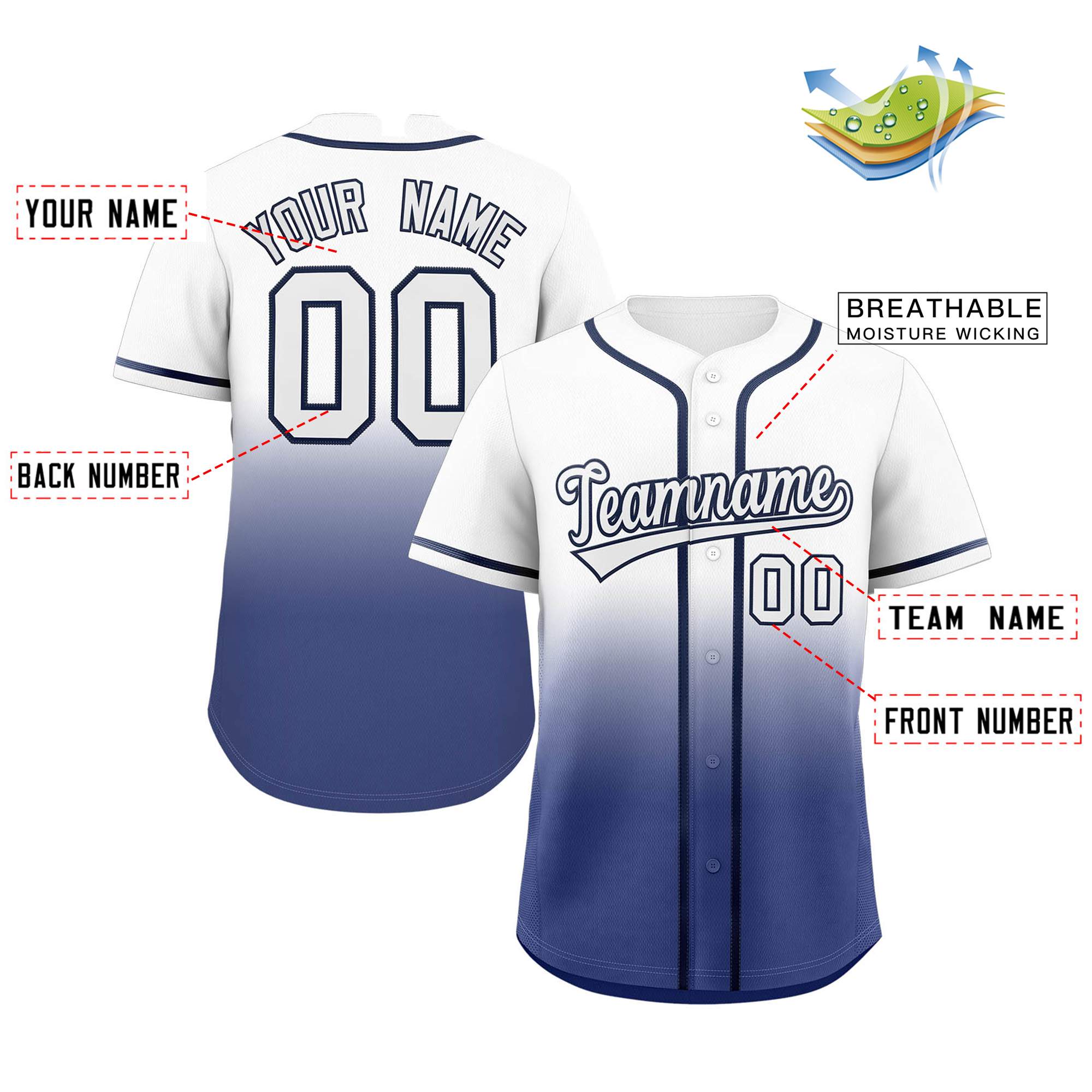 Custom Blue Ice Cream Cone Graffiti Pattern Fashion Authentic Baseball Jersey From Evan Neufang|KXKSHOP