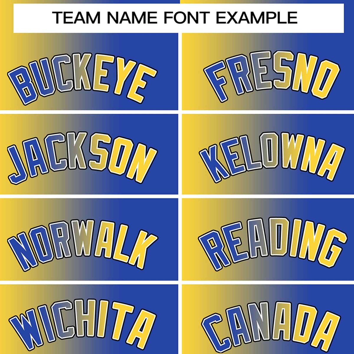 Custom Yellow Royal-Black Gradient Fashion Authentic Baseball Jersey