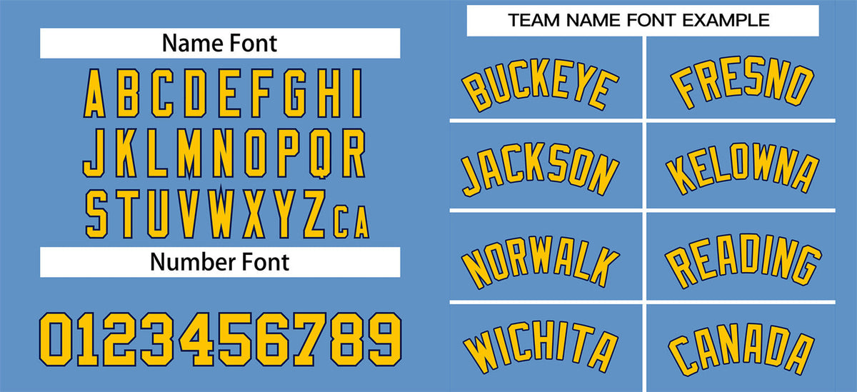 Custom Light Blue Gold-Navy Classic Style Authentic Baseball Jersey