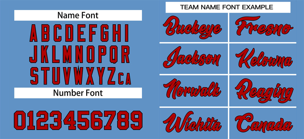 Custom Light Blue Red-Navy Classic Style Authentic Baseball Jersey