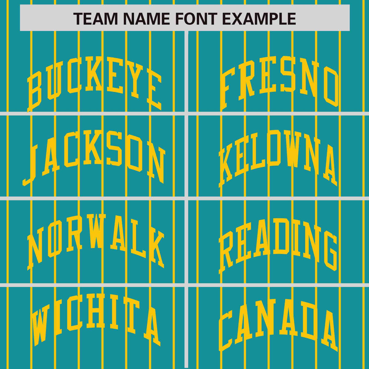 Custom Aqua Gold Raglan Sleeves Varsity Full-Snap Pinstripe Letterman Baseball Jacket