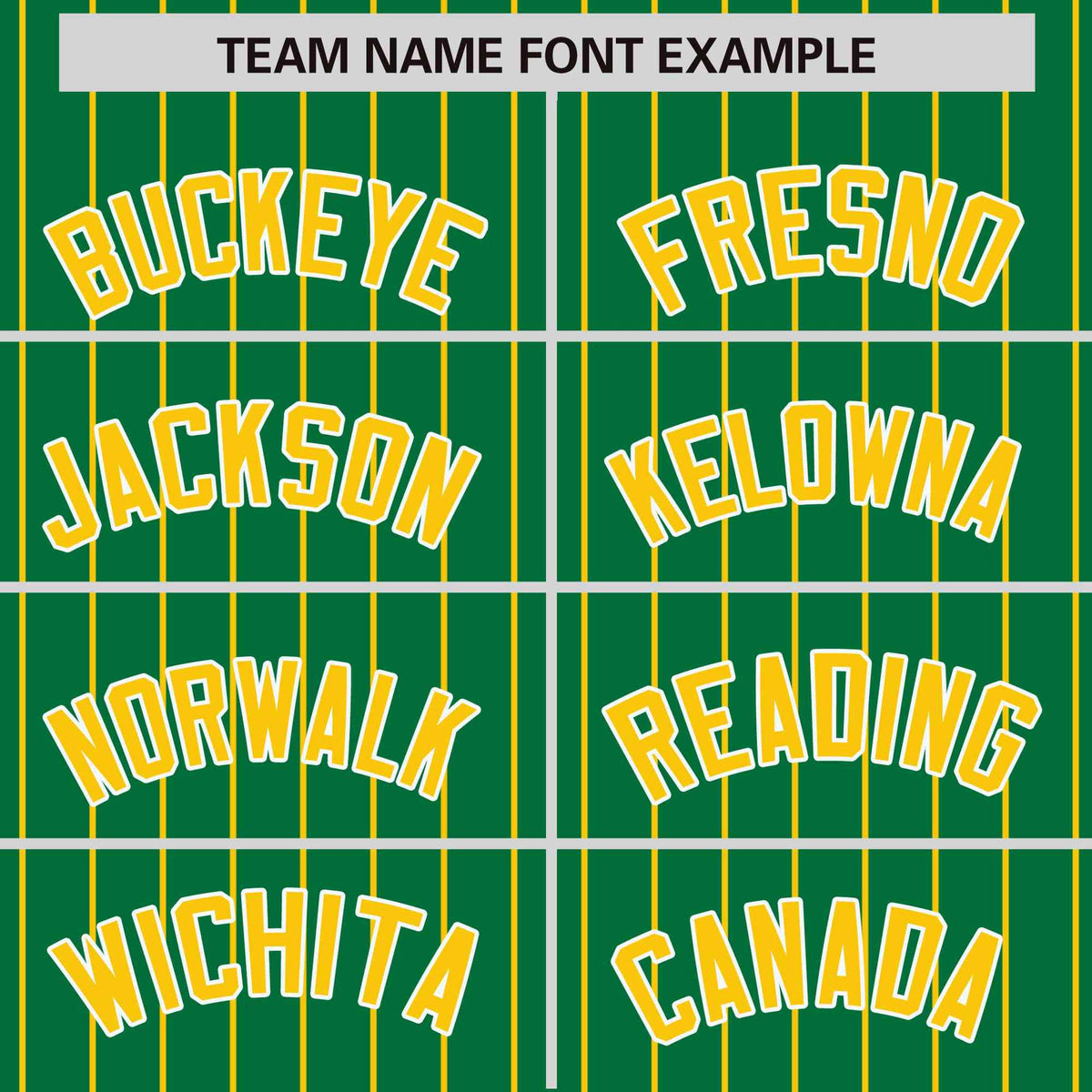 Custom Kelly Green Gold Raglan Sleeves Varsity Full-Snap Pinstripe Letterman Baseball Jacket