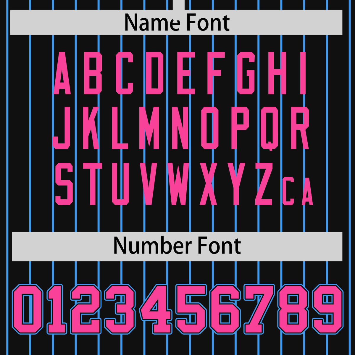 Custom Black Powder Blue Raglan Sleeves Varsity Full-Snap Pinstripe Letterman Baseball Jacket