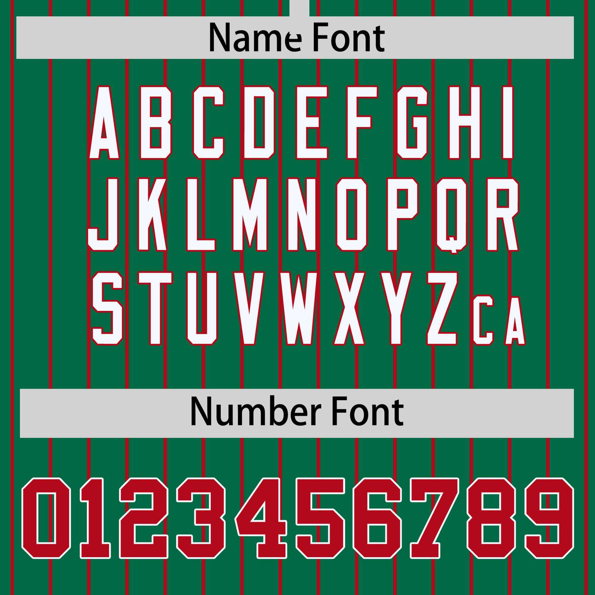 Custom Kelly Green Red Raglan Sleeves Varsity Full-Snap Pinstripe Letterman Baseball Jacket