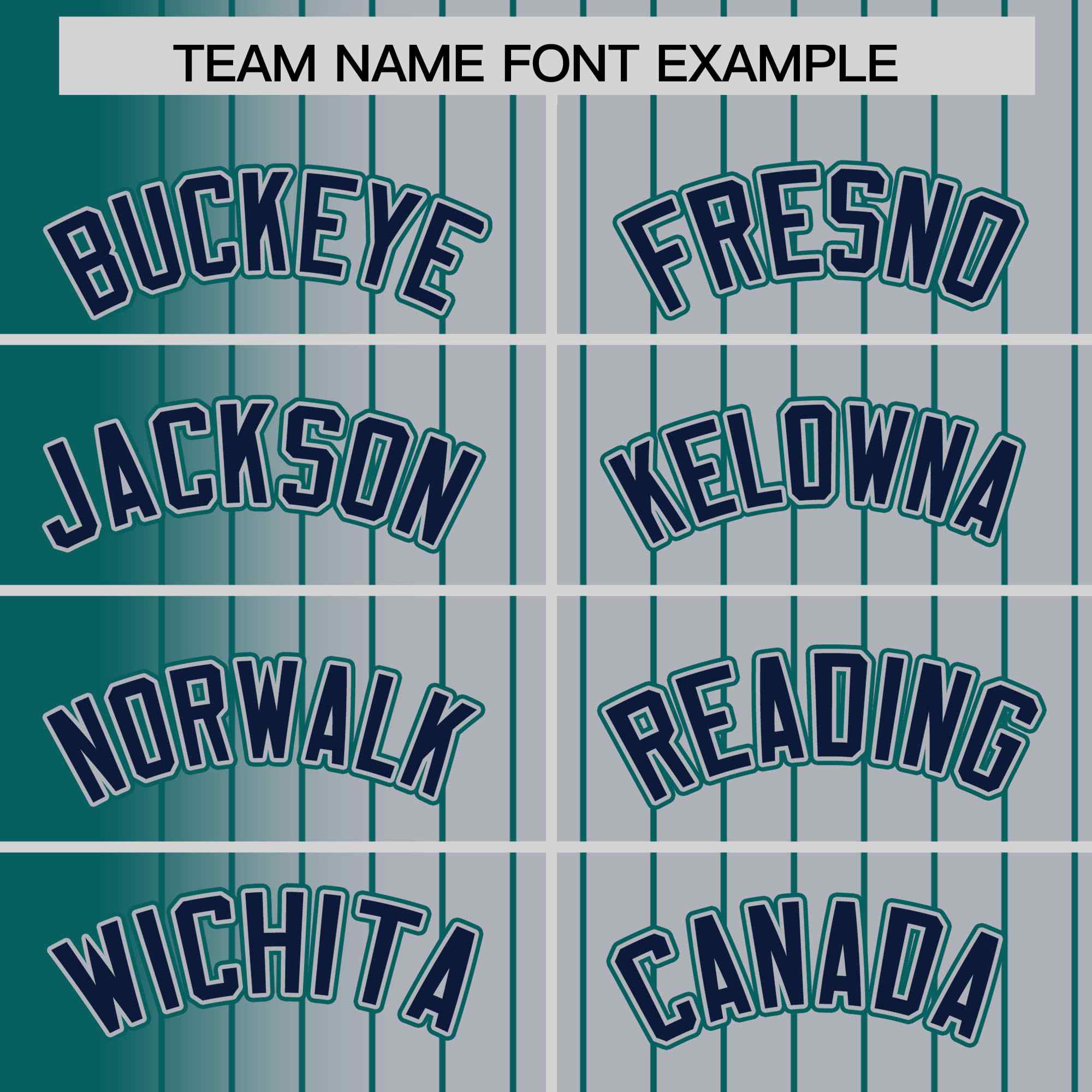 Custom Gray Aqua Gradient Varsity Full-Snap Pinstripe Letterman Baseball Jacket