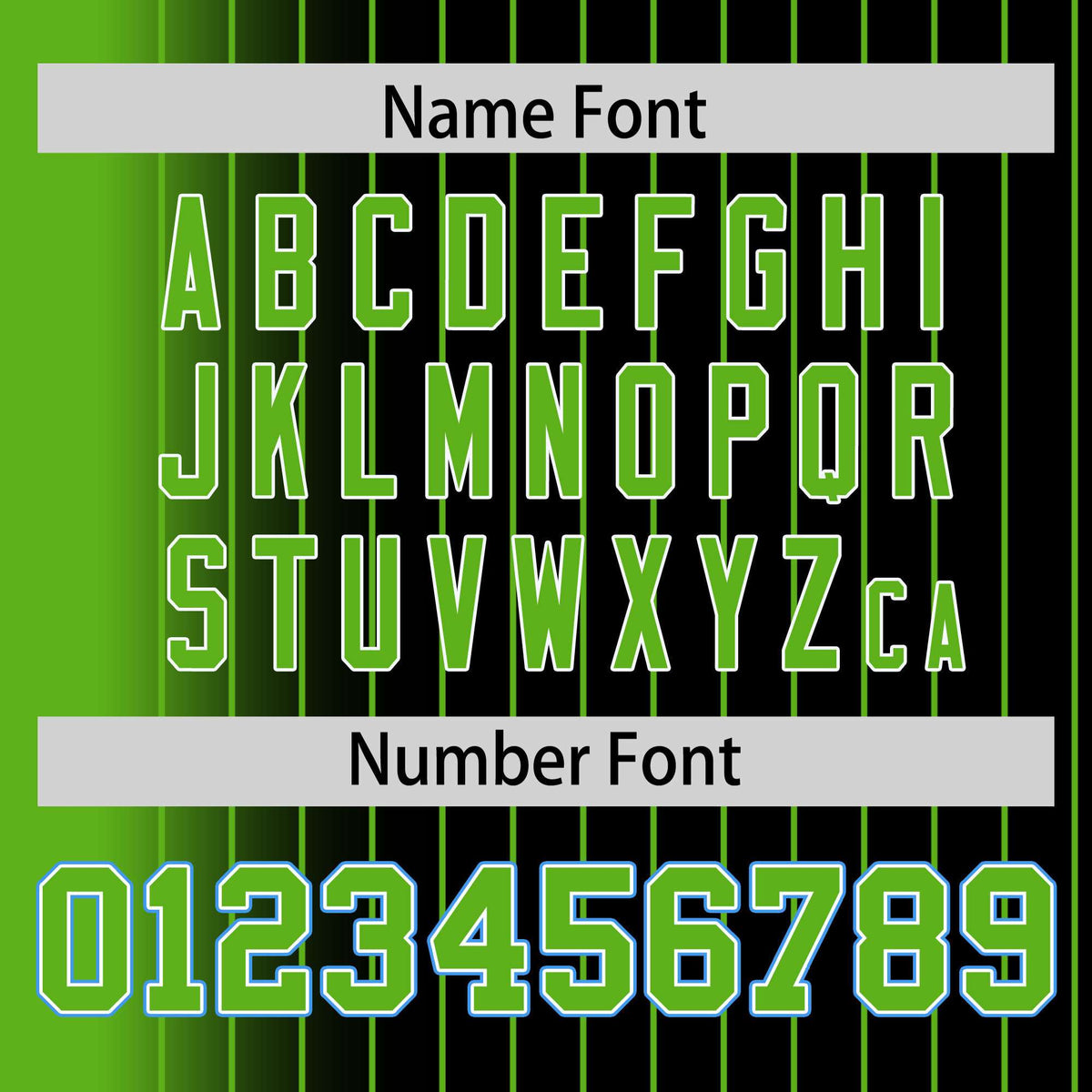 Custom Black Green Gradient Varsity Full-Snap Pinstripe Letterman Baseball Jacket