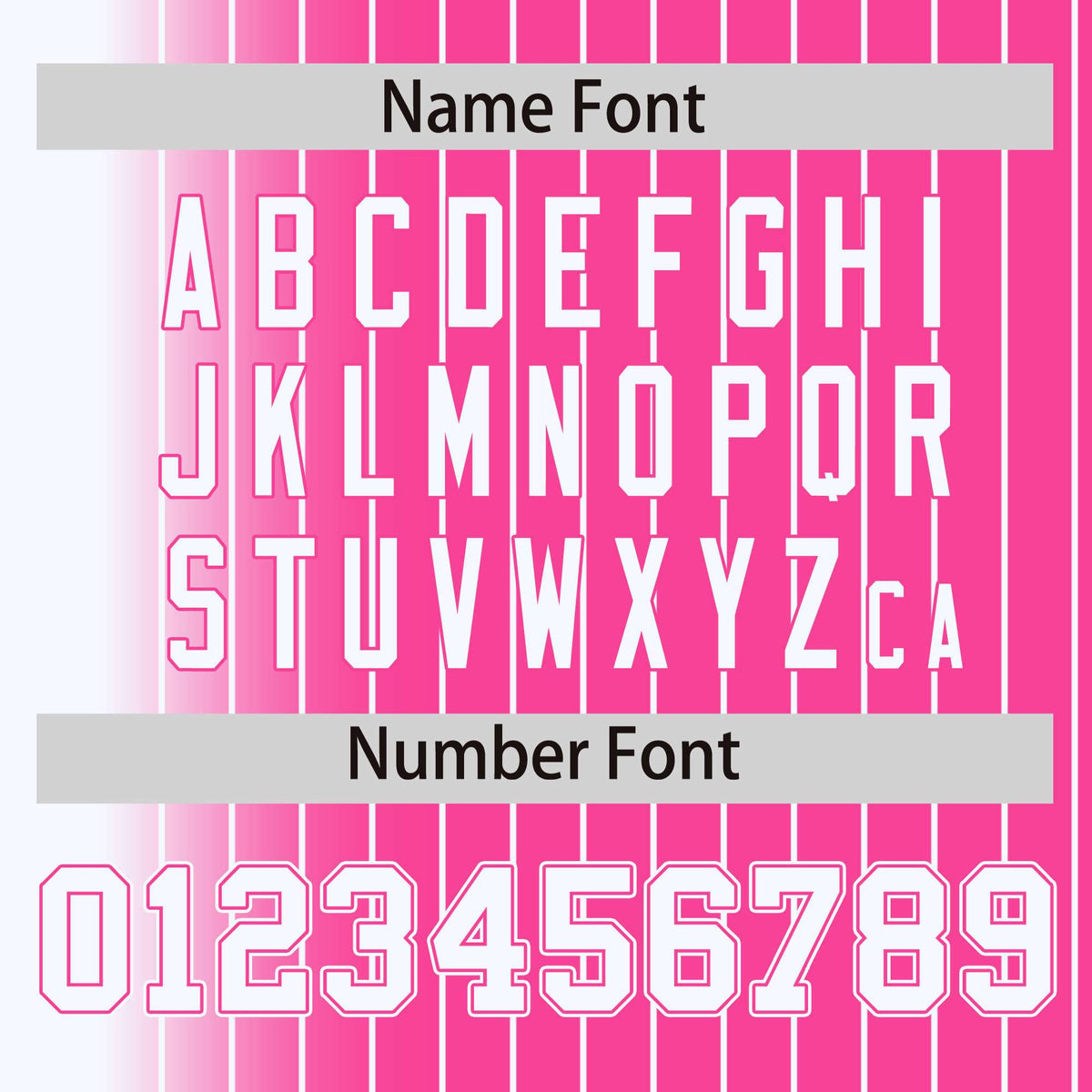 Custom Pink White Gradient Varsity Full-Snap Pinstripe Letterman Baseball Jacket