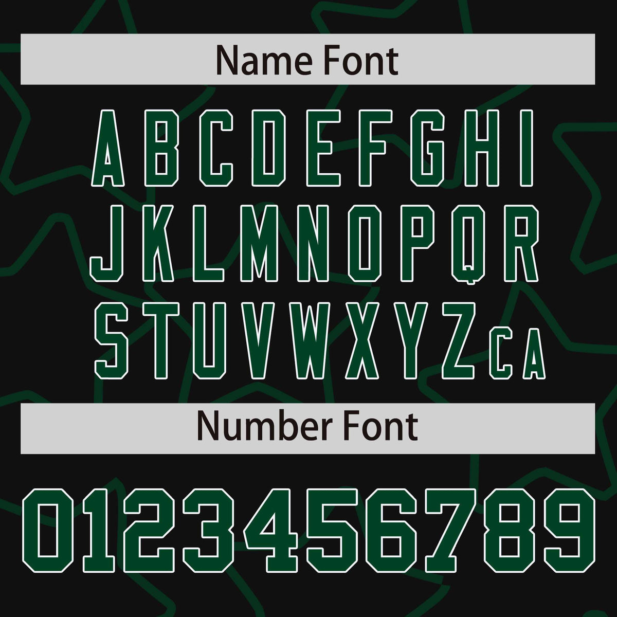 Custom Black Green Varsity Full-Snap Star Pattern Letterman Baseball Jacket