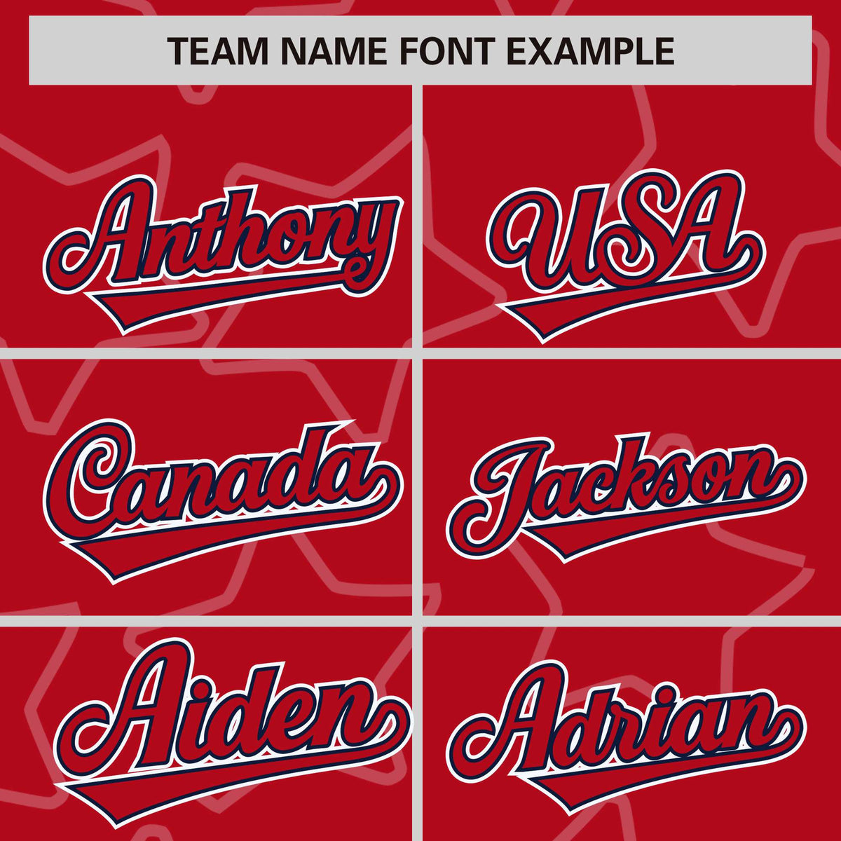 Custom Red White Varsity Full-Snap Star Pattern Letterman Baseball Jacket