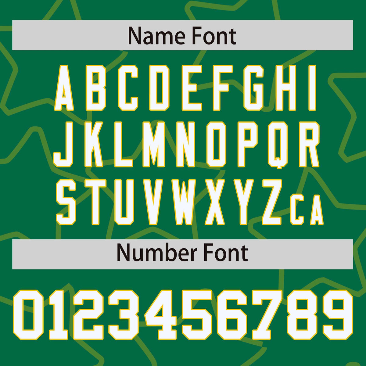 Custom Kelly Green Gold Varsity Full-Snap Star Pattern Letterman Baseball Jacket