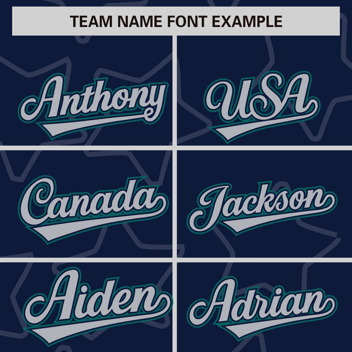 Custom Navy Gray Varsity Full-Snap Star Pattern Letterman Baseball Jacket