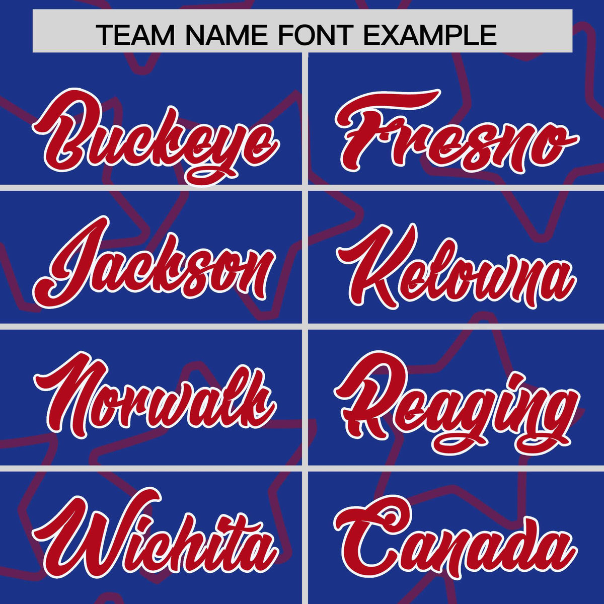 Custom Royal Red Varsity Full-Snap Star Pattern Letterman Baseball Jacket