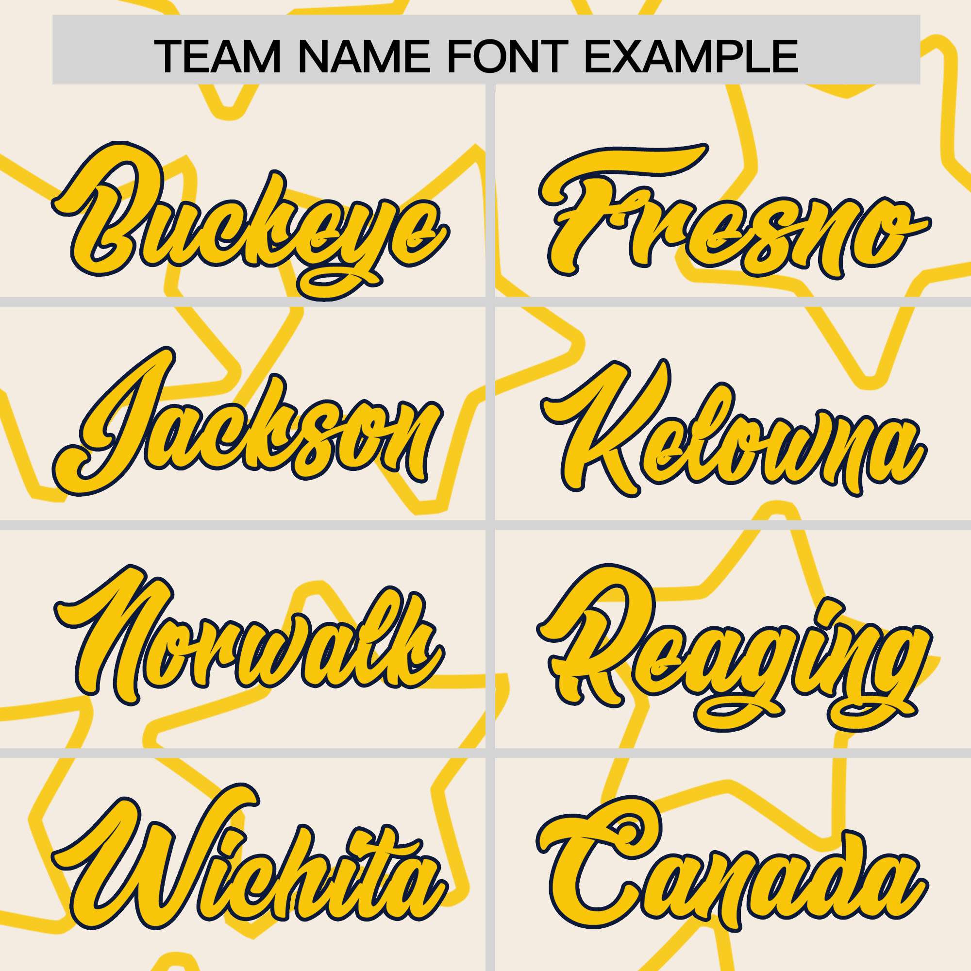 Custom Cream Gold Varsity Full-Snap Star Pattern Letterman Baseball Jacket