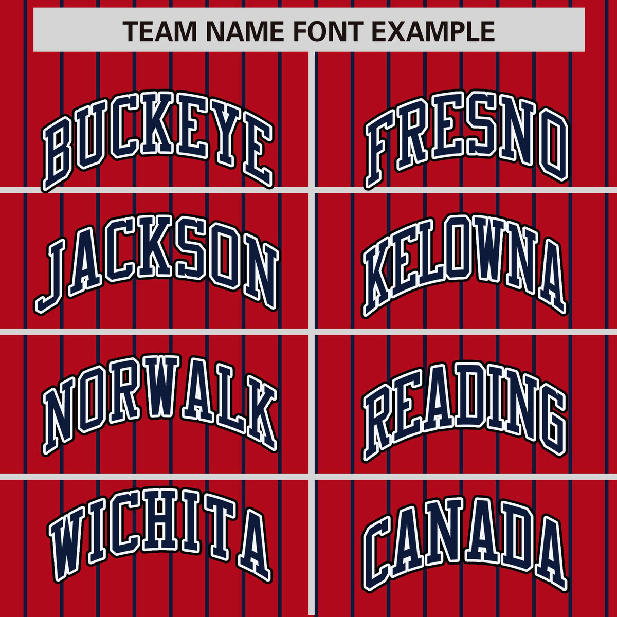 Custom Red Navy Raglan Sleeves Varsity Full-Snap Pinstripe Letterman Baseball Jacket