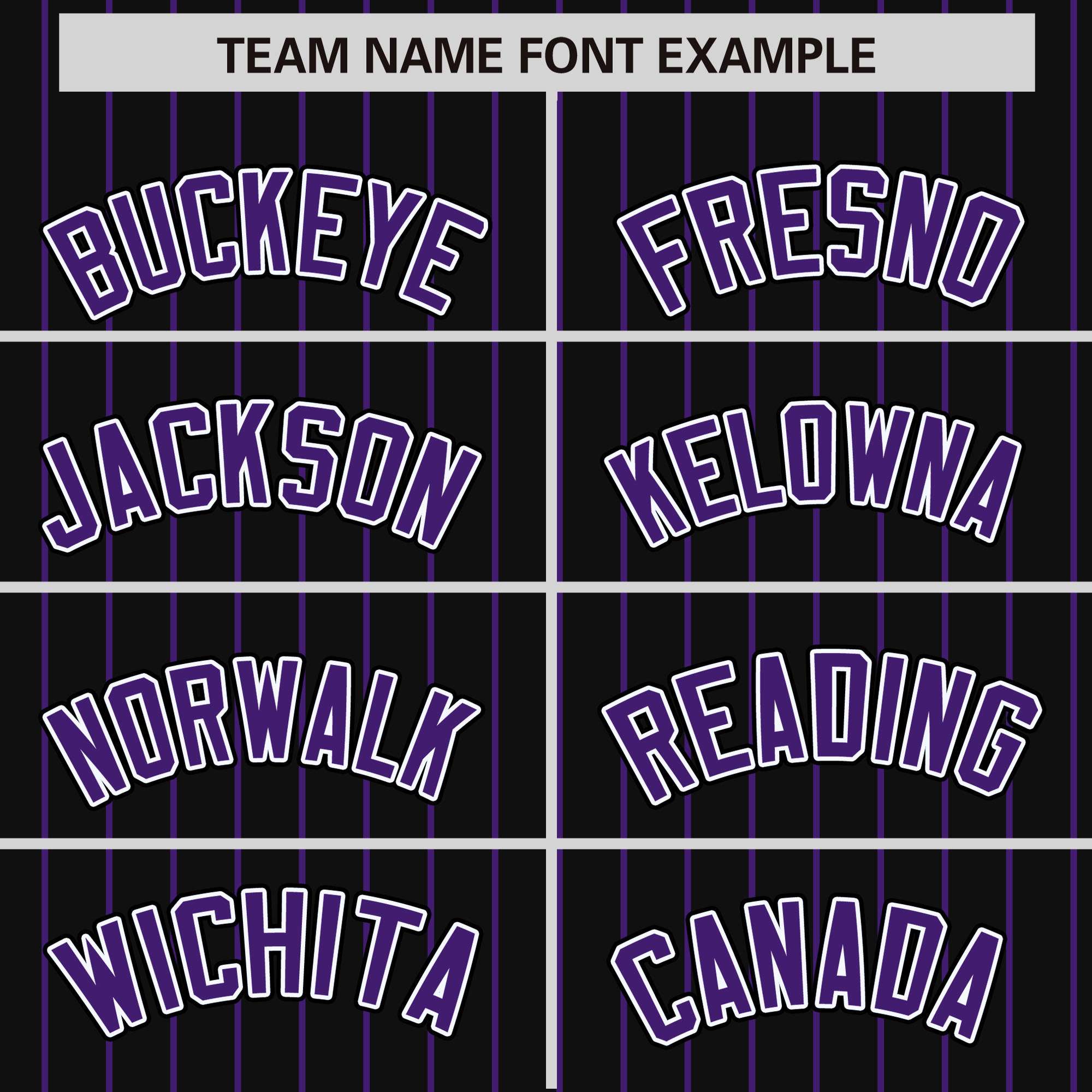 Custom Black Purple Raglan Sleeves Varsity Full-Snap Pinstripe Letterman Baseball Jacket