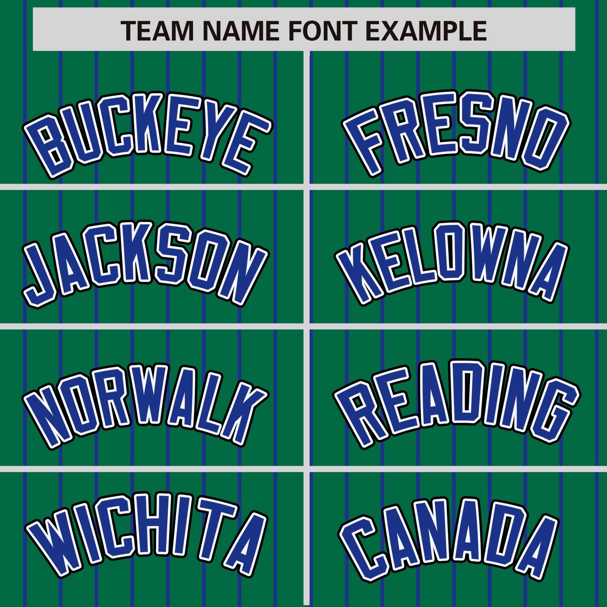 Custom Kelly Green Royal Raglan Sleeves Varsity Full-Snap Pinstripe Letterman Baseball Jacket