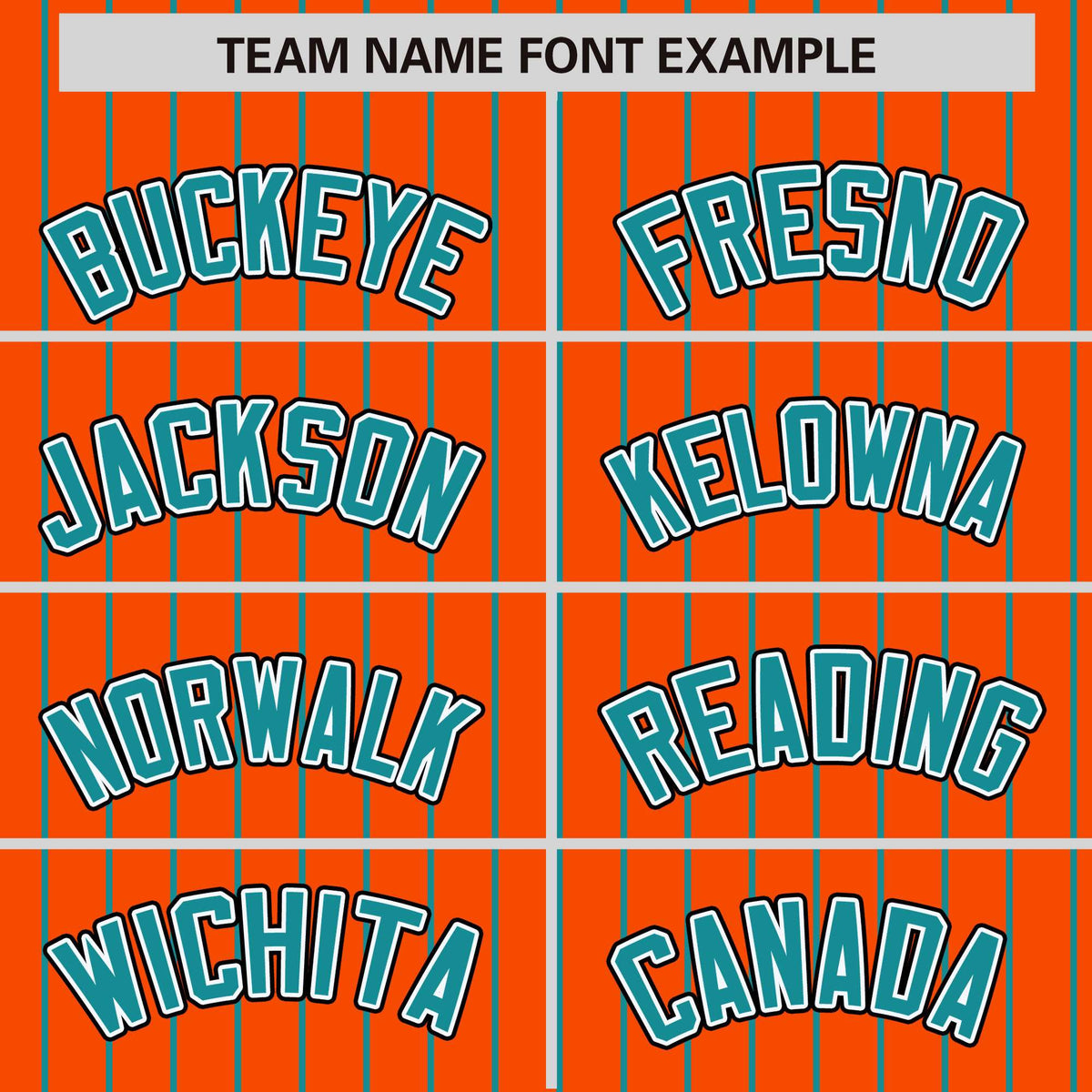 Custom Orange Aqua Raglan Sleeves Varsity Full-Snap Pinstripe Letterman Baseball Jacket