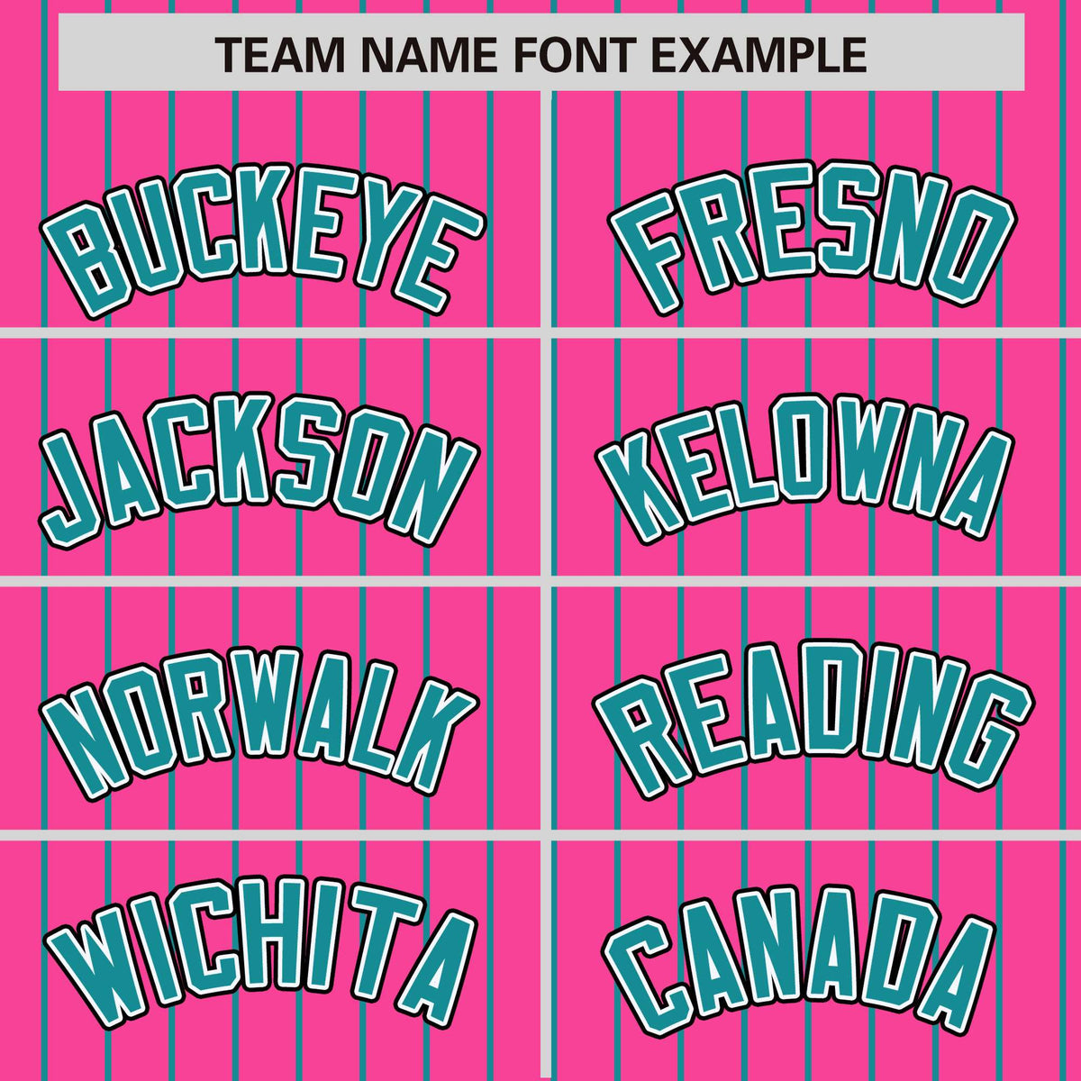 Custom Pink Aqua Raglan Sleeves Varsity Full-Snap Pinstripe Letterman Baseball Jacket