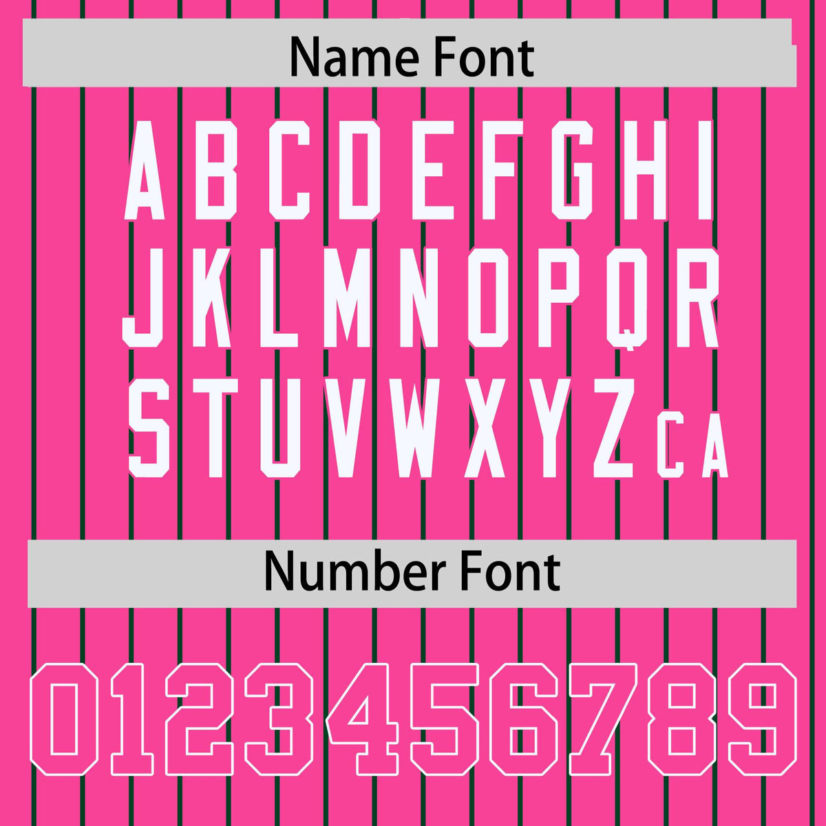 Custom Pink Green Raglan Sleeves Varsity Full-Snap Pinstripe Letterman Baseball Jacket