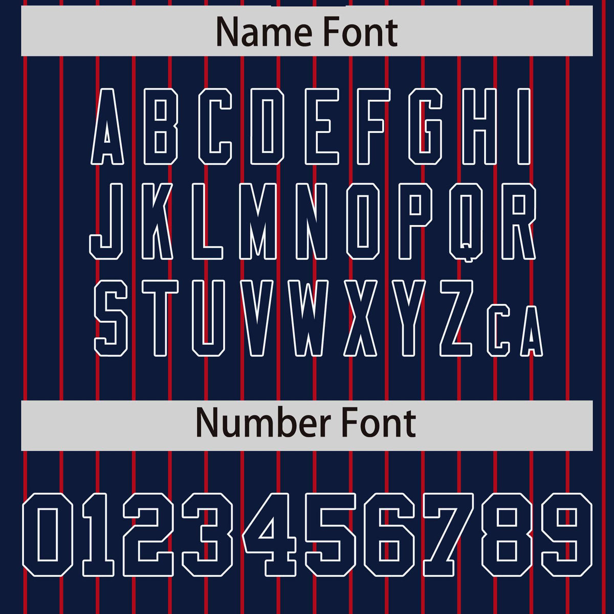 Custom Navy Red Raglan Sleeves Varsity Full-Snap Pinstripe Letterman Baseball Jacket