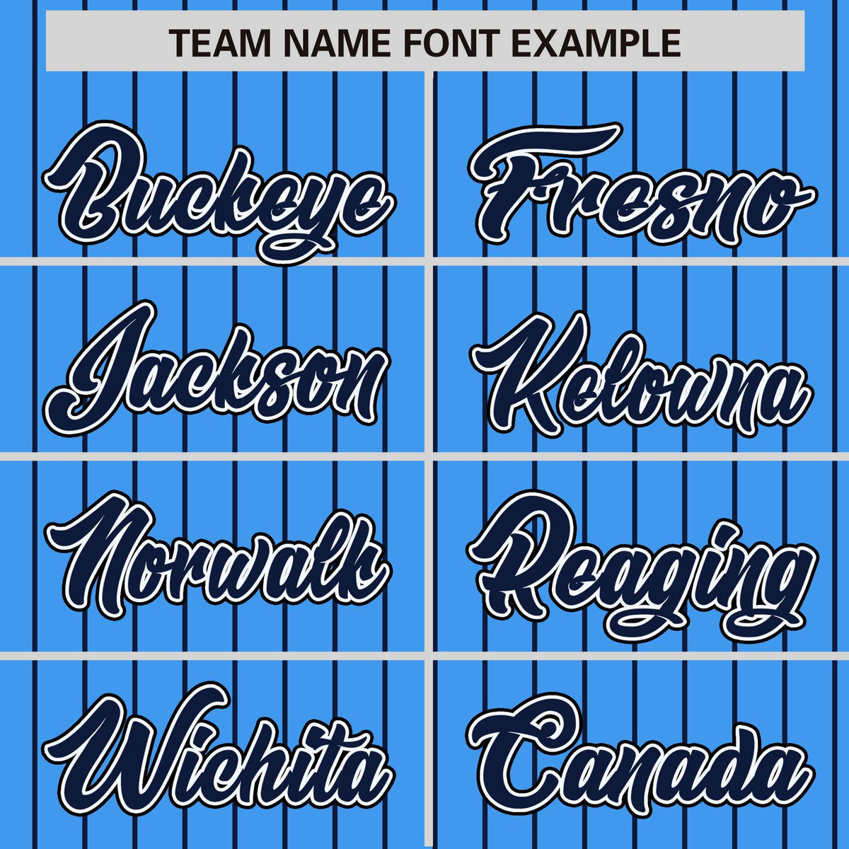 Custom Powder Blue Navy Raglan Sleeves Varsity Full-Snap Pinstripe Letterman Baseball Jacket