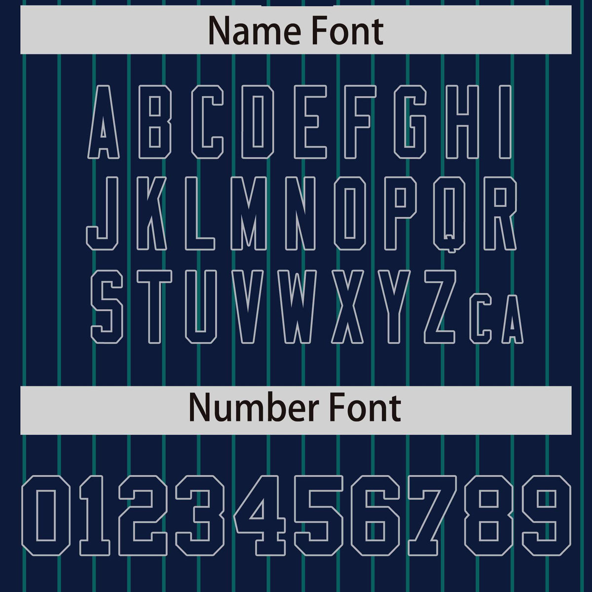 Custom Navy Aqua Raglan Sleeves Varsity Full-Snap Pinstripe Letterman Baseball Jacket