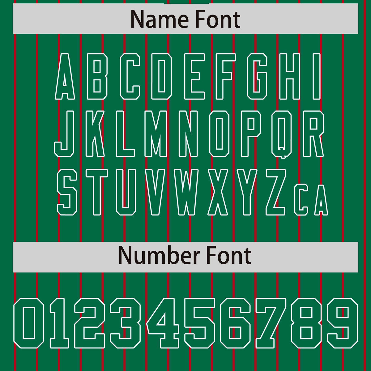 Custom Kelly Green Red Raglan Sleeves Varsity Full-Snap Pinstripe Letterman Baseball Jacket