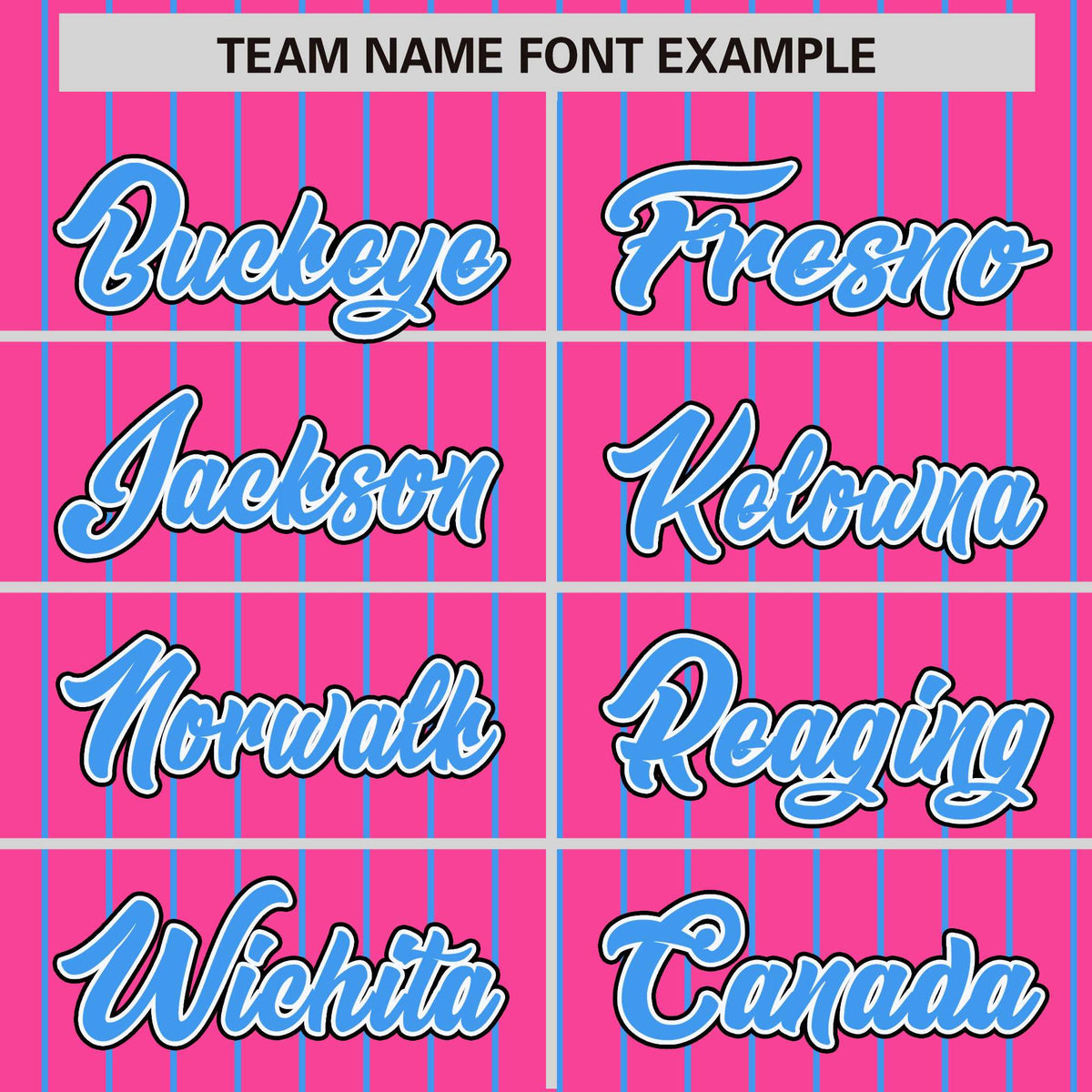 Custom Pink Powder Blue Raglan Sleeves Varsity Full-Snap Pinstripe Letterman Baseball Jacket