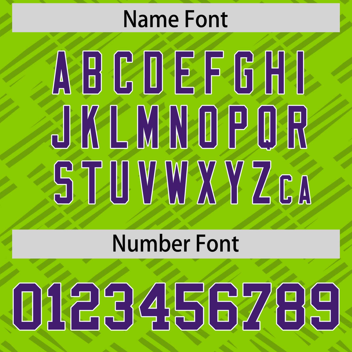 Custom Neon Green Purple L Pattern Varsity Raglan Sleeves Full-Snap Letterman Baseball Jacket