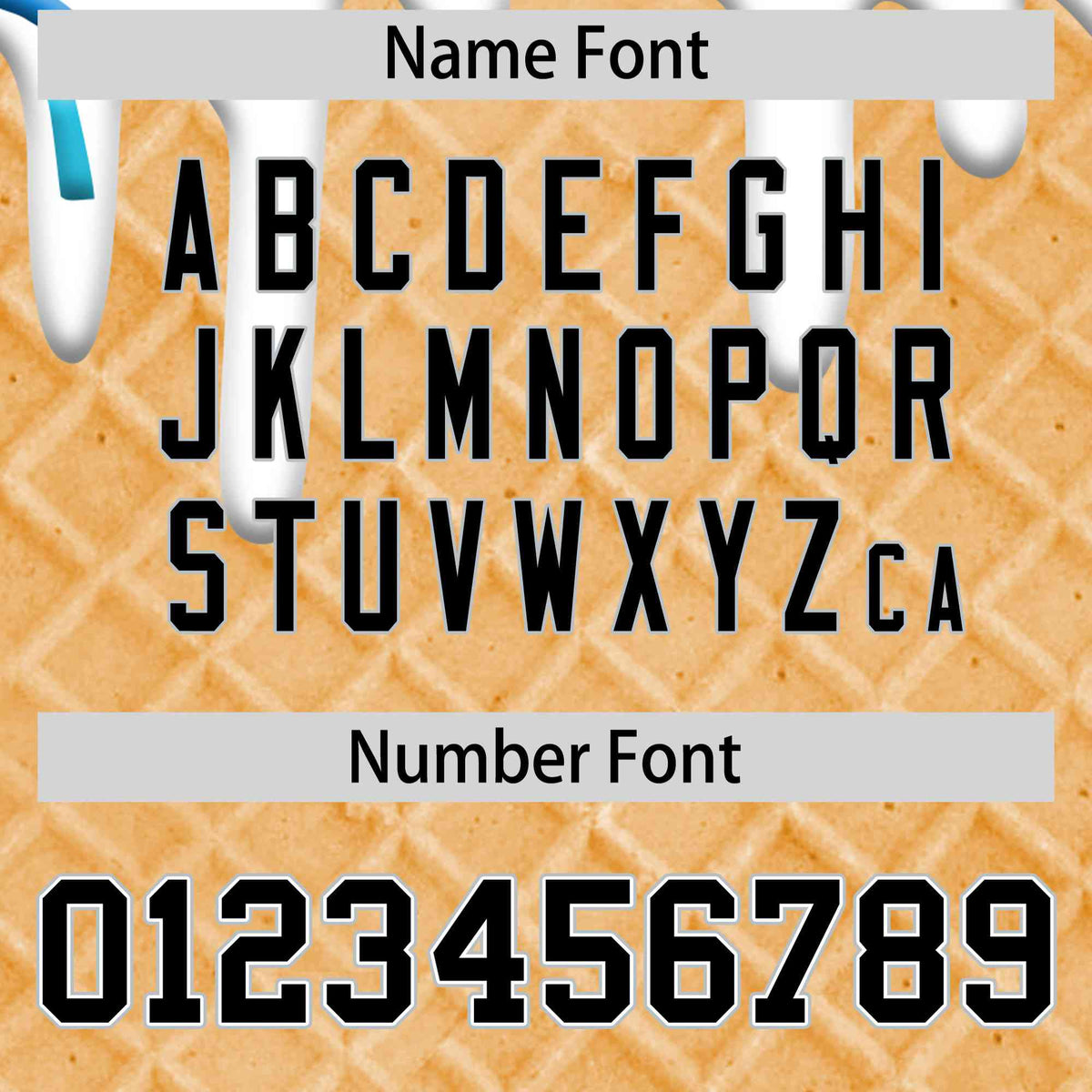 Custom White Ice Cream Cone Graffiti Pattern Full-Snap Varsity Letterman Jackets