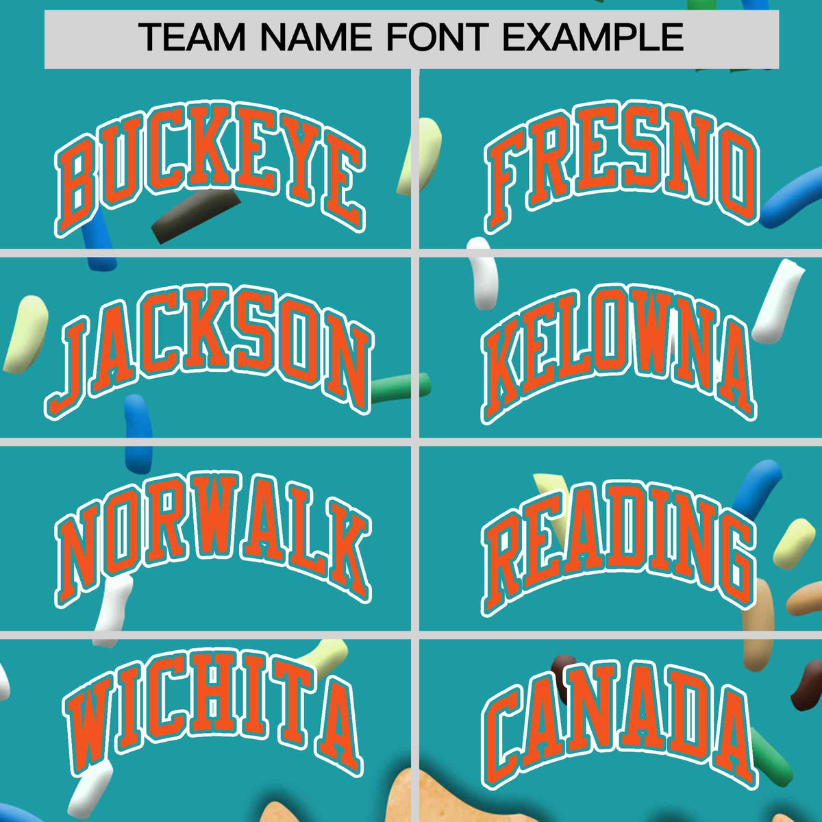 Custom Aqua Ice Cream Cone Graffiti Pattern Full-Snap Varsity Letterman Jackets